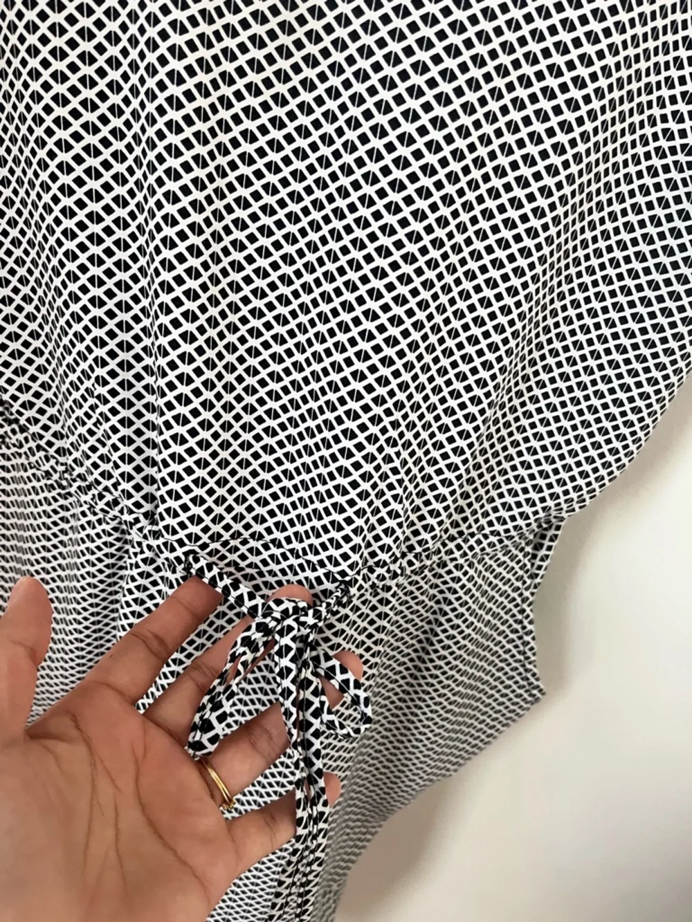 GAP Black & White Polka-Dot Sleeveless Sleep Dress - Picture 5 of 7